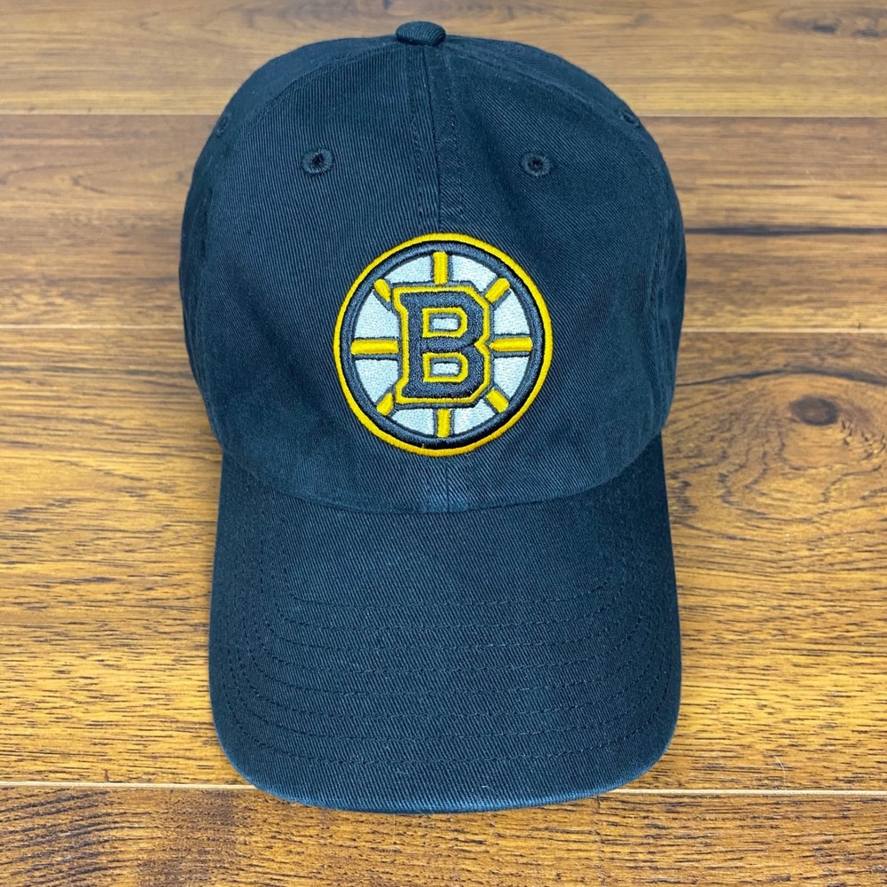 47 Brand Boston Bruins NHL Clean Up Adjustable Navy Blue Dad Hat Cap OSFA
